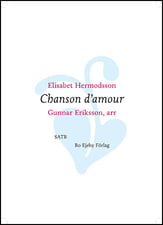 Chanson d'amour SATB choral sheet music cover
